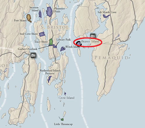 DRA map showing Beaver Island