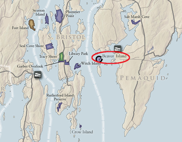 DRA map showing Beaver Island